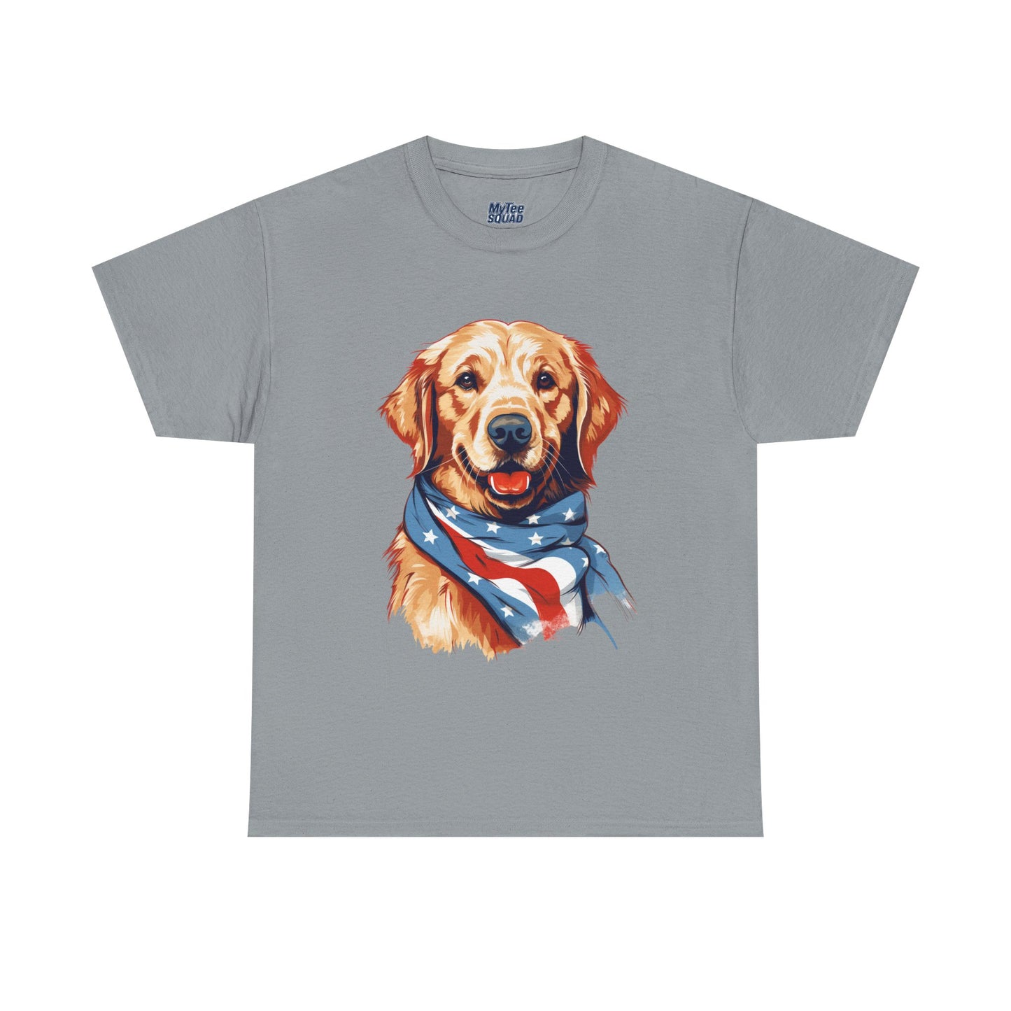 Patriotic Golden Retriever Unisex T-Shirt