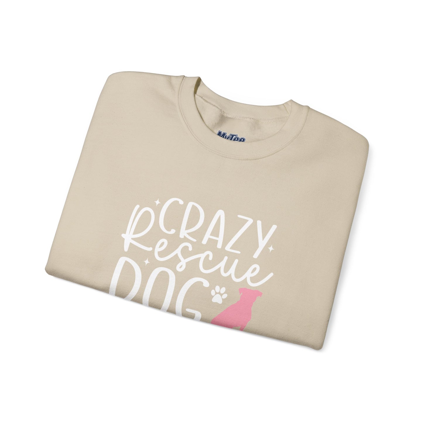 Crazy Rescue Dog Lady Sweatshirt | Dog Mom Crewneck