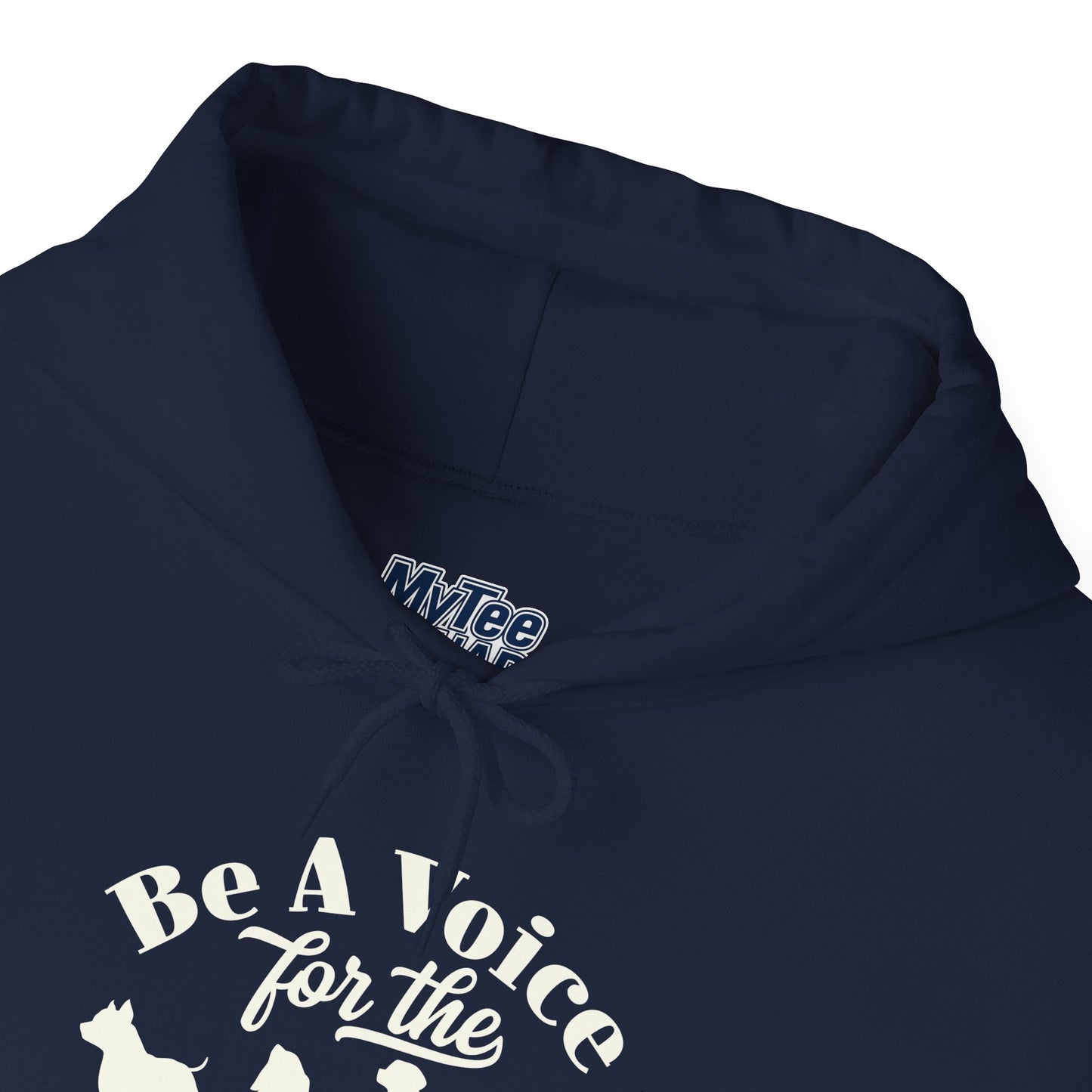 Be A Voice  For The Voiceless Unisex Hoodie – Animal Rescue Awareness