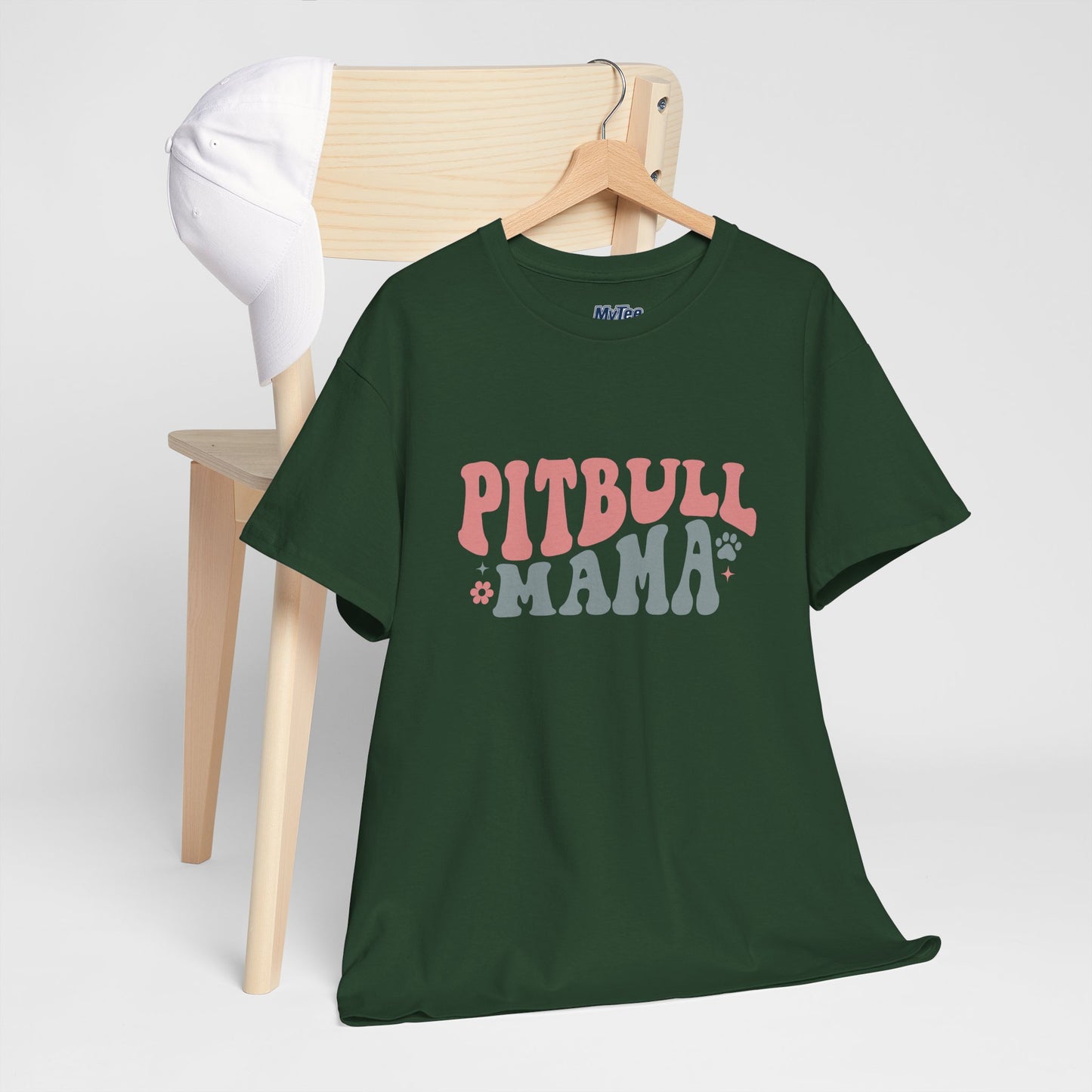 Pitbull Mama Tee – Cute Casual Shirt for Dog Moms & Pet Lovers