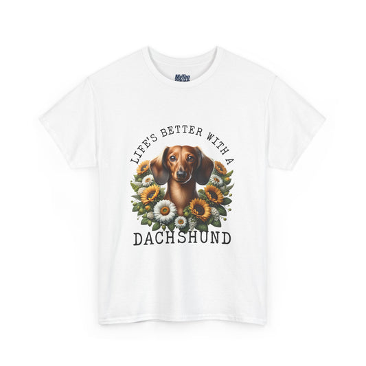 Dachshund Sunflower Unisex T-Shirt