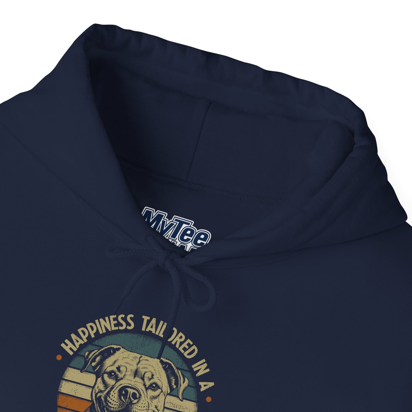 Happiness Tailored In A Pitbull Smile Unisex Heavy Blend Hoodie
