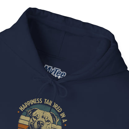 Happiness Tailored In A Pitbull Smile Unisex Heavy Blend Hoodie