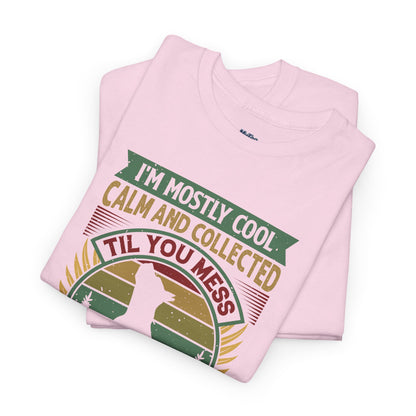 I'm Mostly Calm And Collected Pitbull Unisex T-Shirts