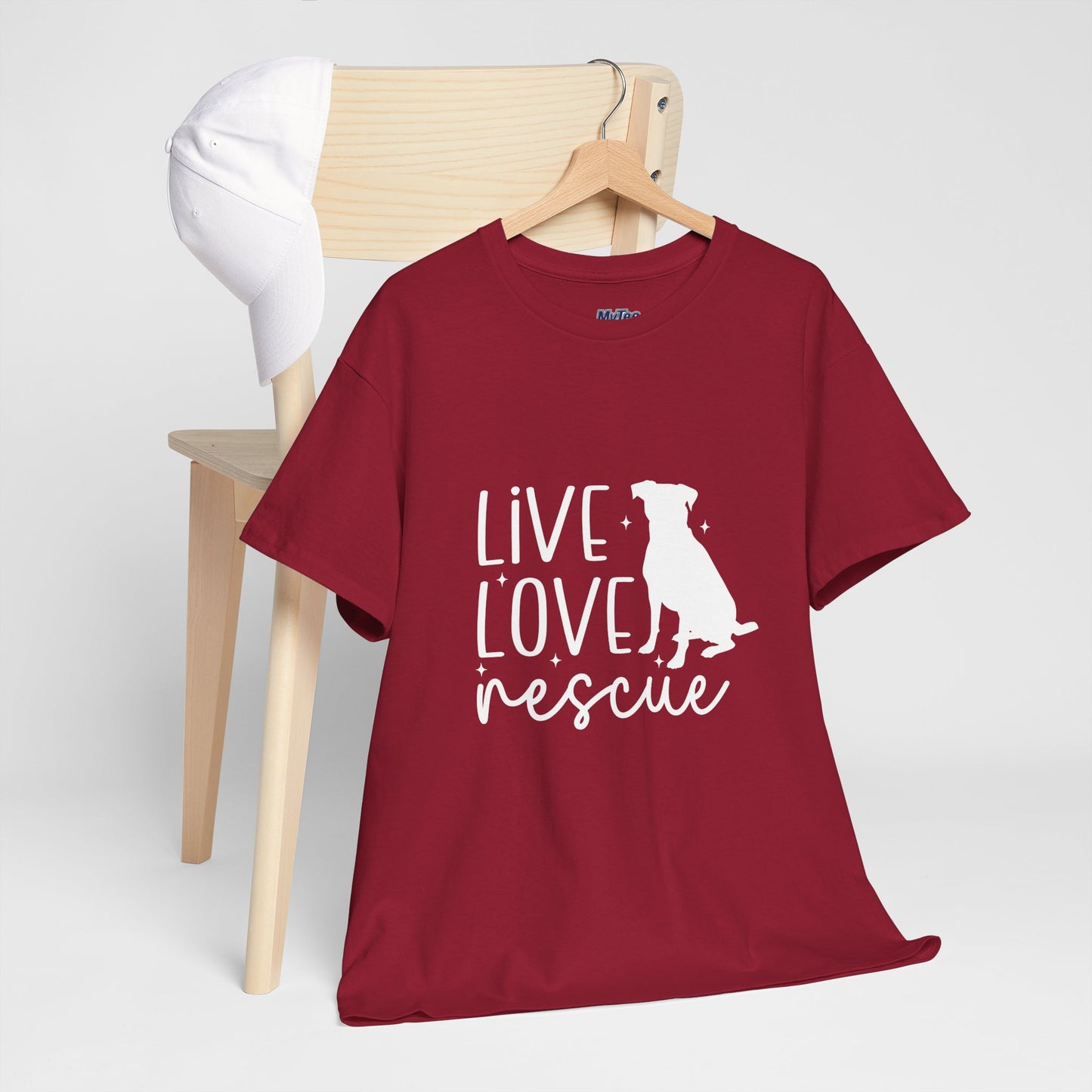 Live Love Rescue Dog Lover Unisex T-shirt