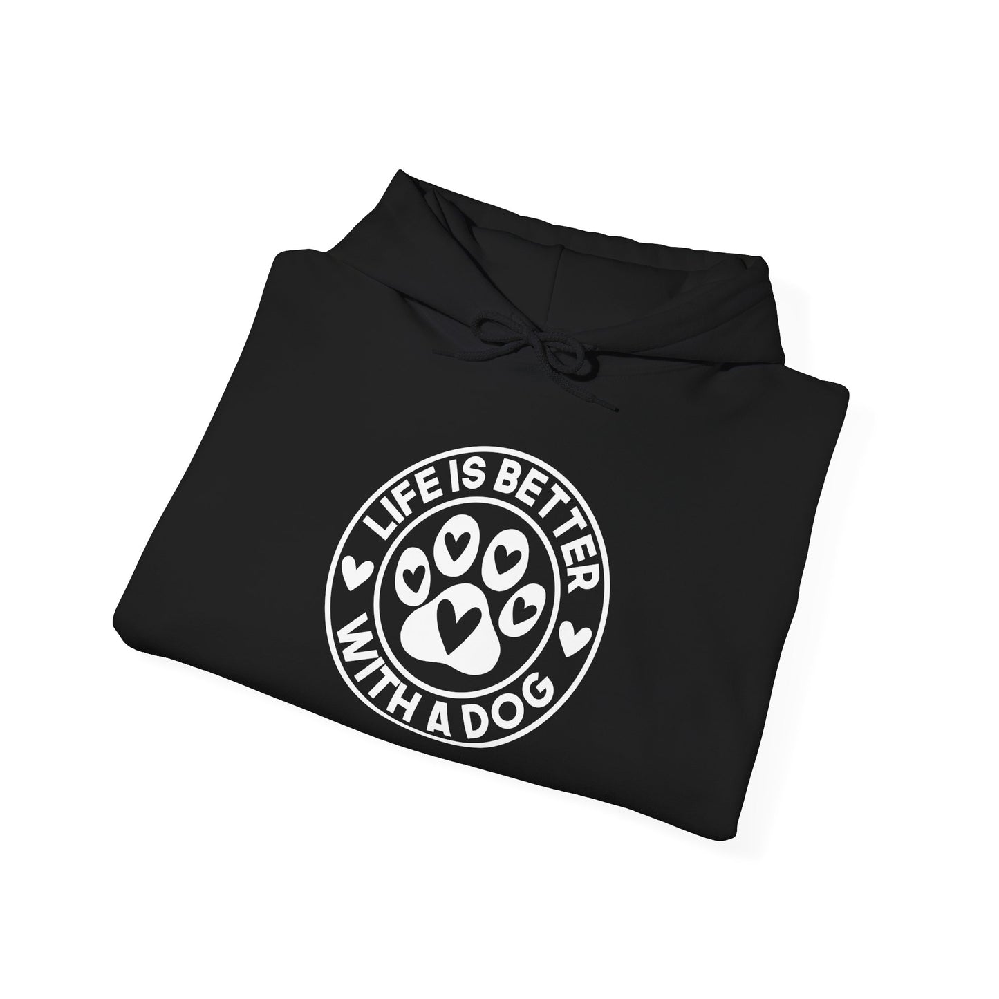 "Life Is Better With A Dog" Unisex Hoodie | Dog-Themed Apparel