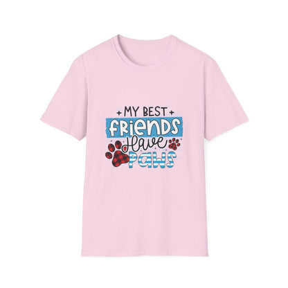 Best Friends Pet Lover T-Shirt, Animal Lover Gift, Cute Graphic Tee, Gift for Dog Owners, Birthday Present, Casual Wear