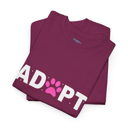 Adopt Unisex T-Shirt – Love In Every Paw Print