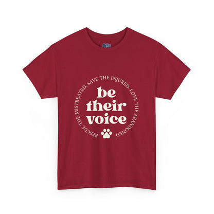 Be Their Voice T-Shirt – Animal Rights Advocate Tee