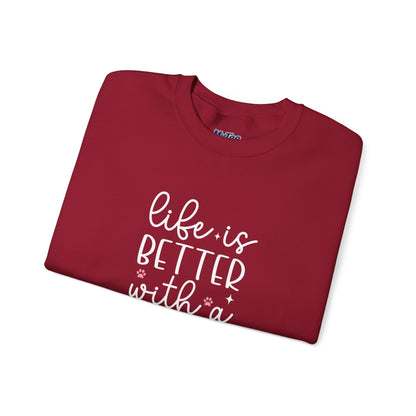 Life Is Better With A Rescue Dog Unisex Sweatshirt | Cozy Pet Lover Gift