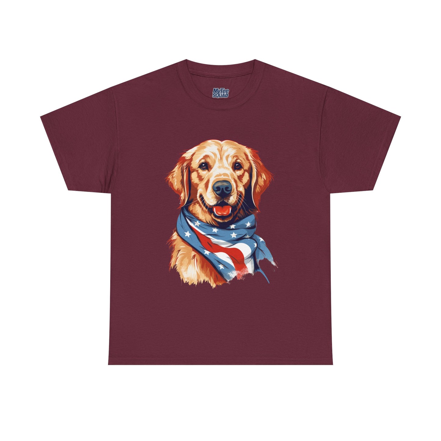 Patriotic Golden Retriever Unisex T-Shirt