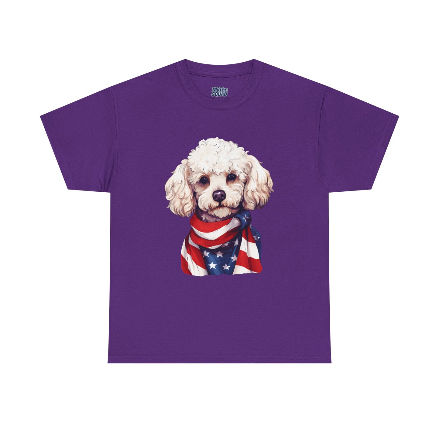 Patriotic Poodle Unisex T-Shirt