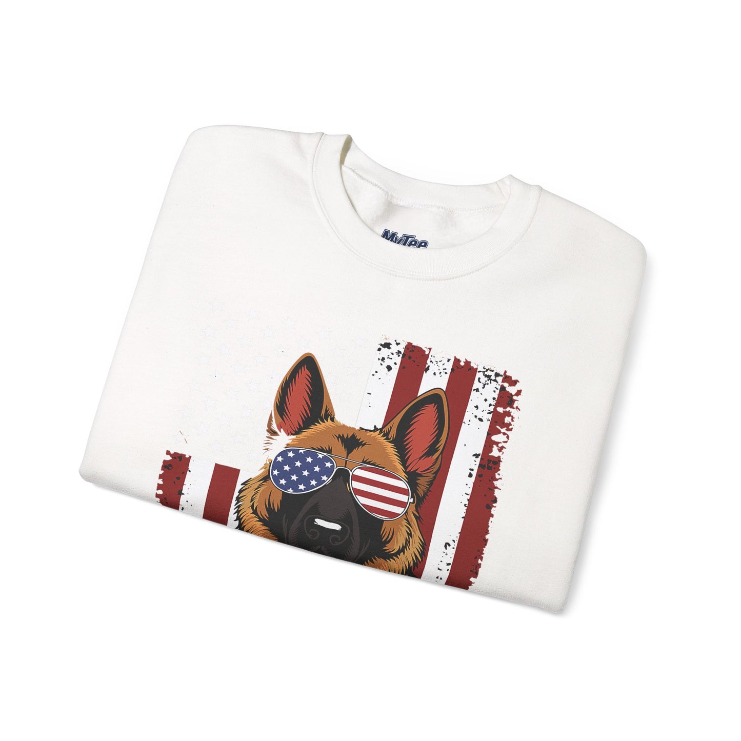 Patriotic German Shephard Dog Unisex Sweatshirt