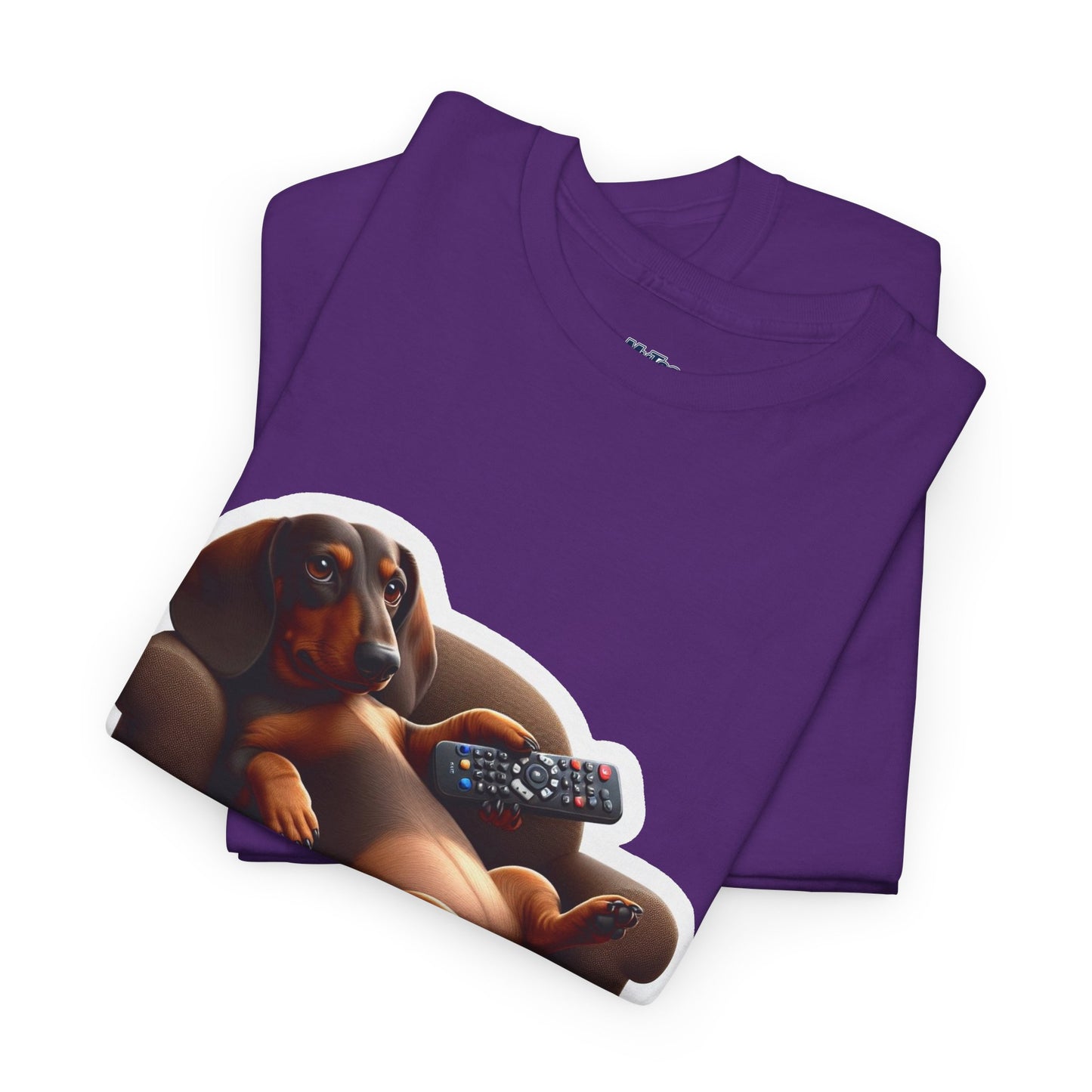 Dachshund Chill Mode Tee – Remote In Paw, Stress-Free Style