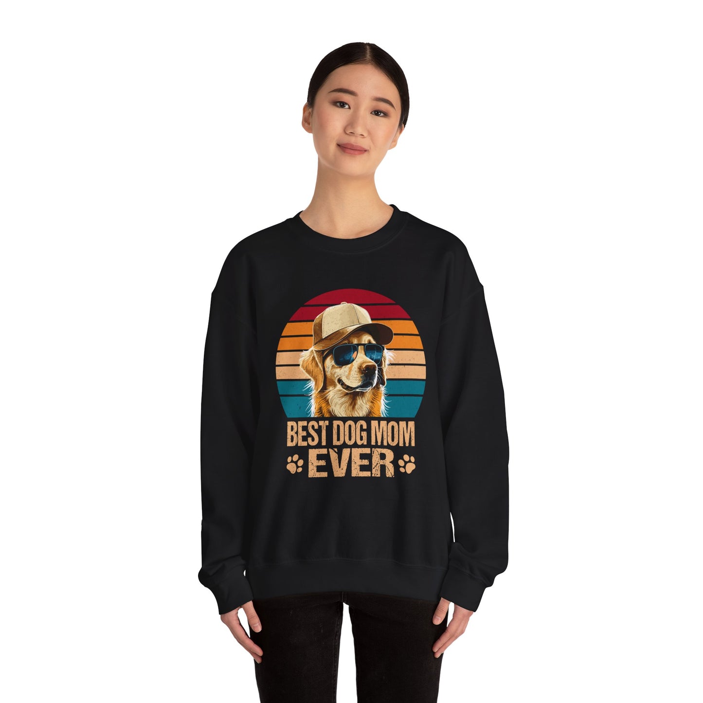 Best Dog Mom Ever Golden Retriever Sweatshirt