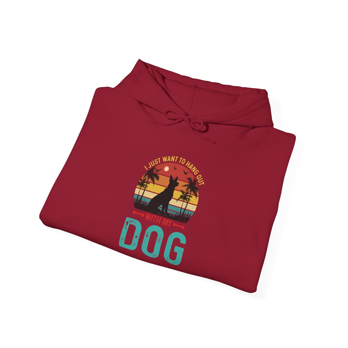 i Just Want To Hangout With My Dog' German Shephard Unisex T-Shirt
