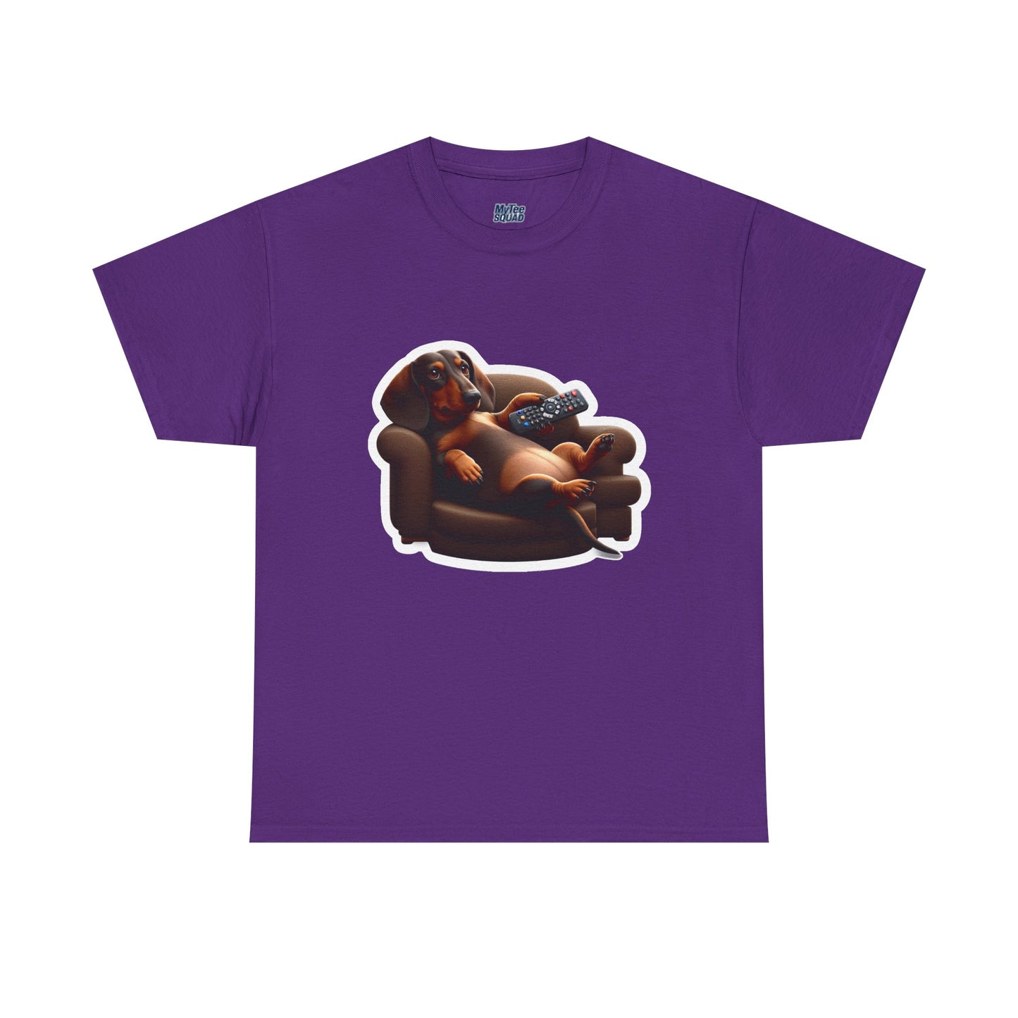 Dachshund Chill Mode Tee – Remote In Paw, Stress-Free Style
