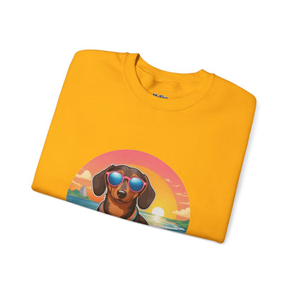 Dachshund Sunset Chill Unisex Sweatshirts
