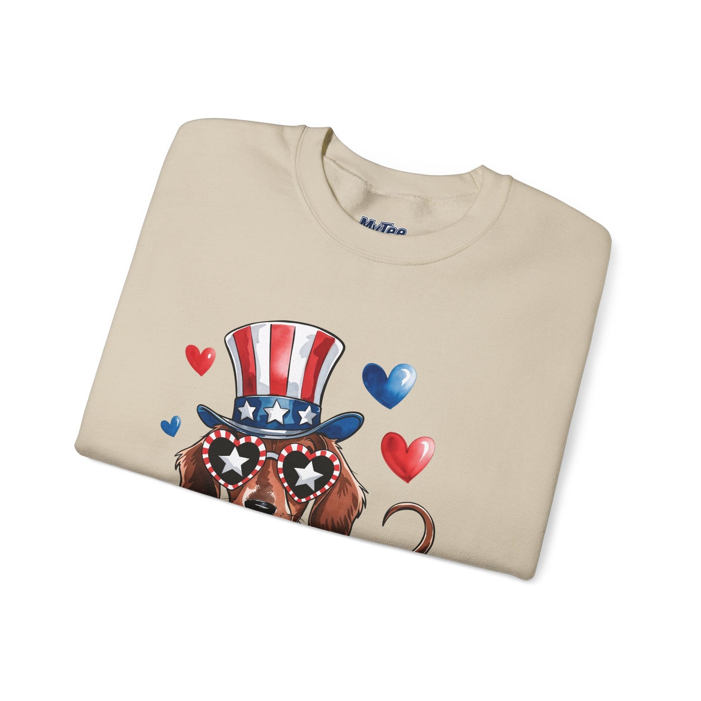 Patriotic Dachshund Dog Unisex Sweatshirt
