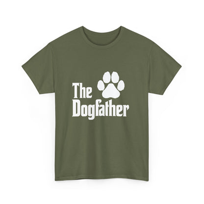 'The Dogfather' The Best Dog Father Cotton T-Shirt