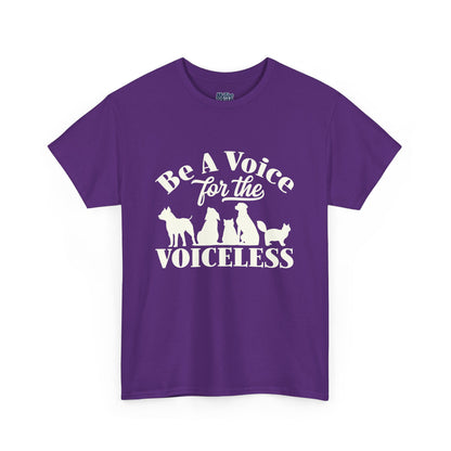 Be A Voice For The Voiceless Unisex T-Shirt | Empowering Animal Rescue Tee