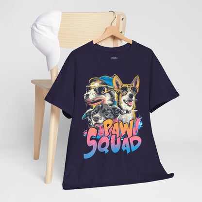 Paw Squad Unisex T-Shirt – Dog Crew Graphic Tee For Pet Lovers