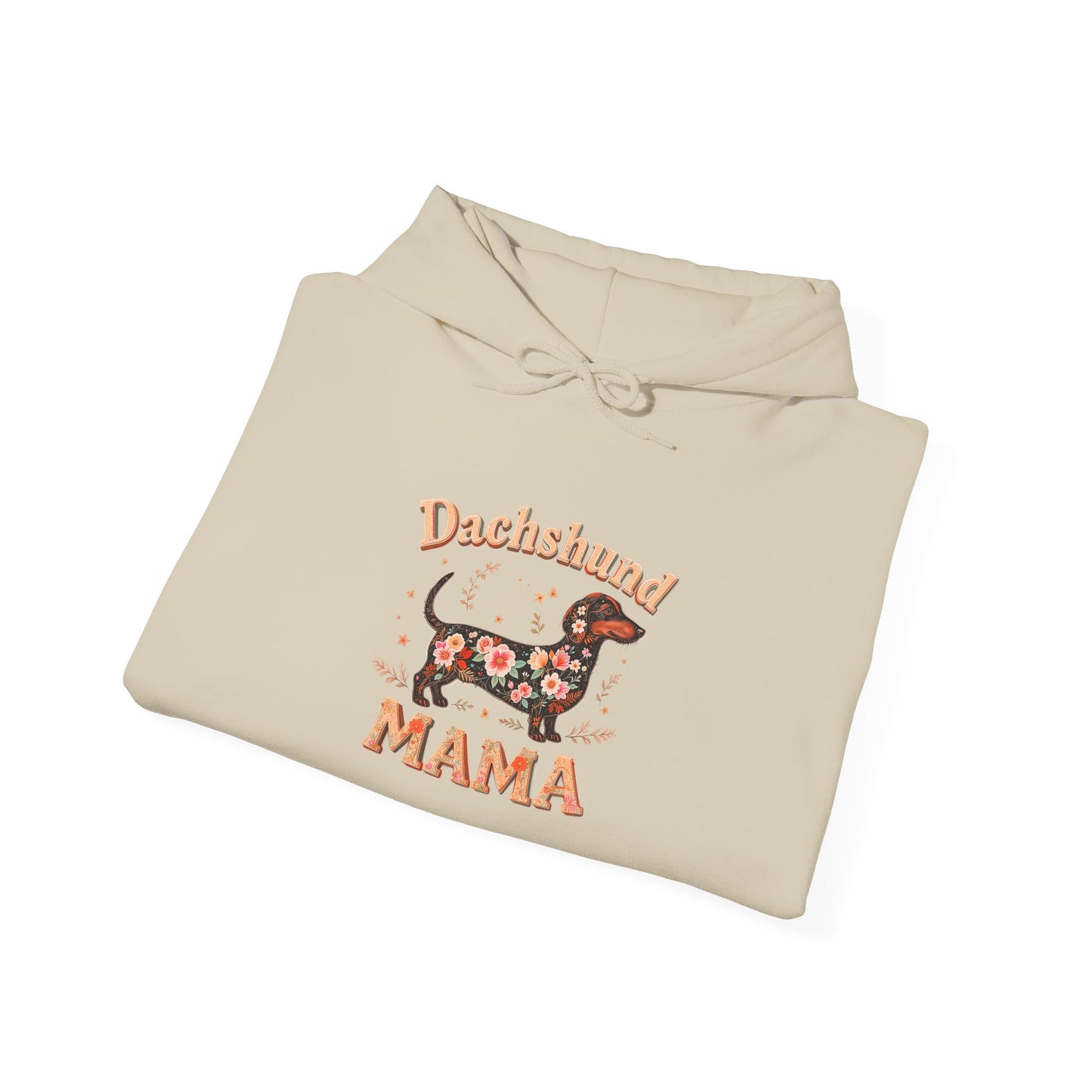 Dachshund Mama Everyday Hoodie – Floral Comfort For Pup Fans