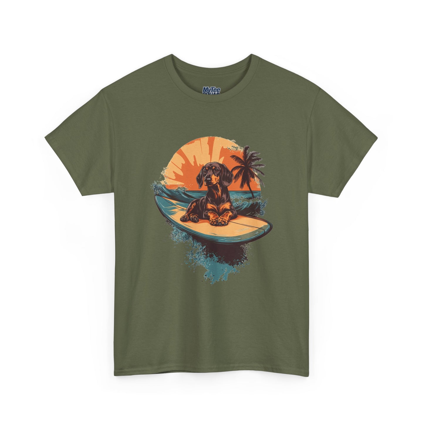 Dachshund Beach Vibes T-Shirt – Chill Summer Dog Style