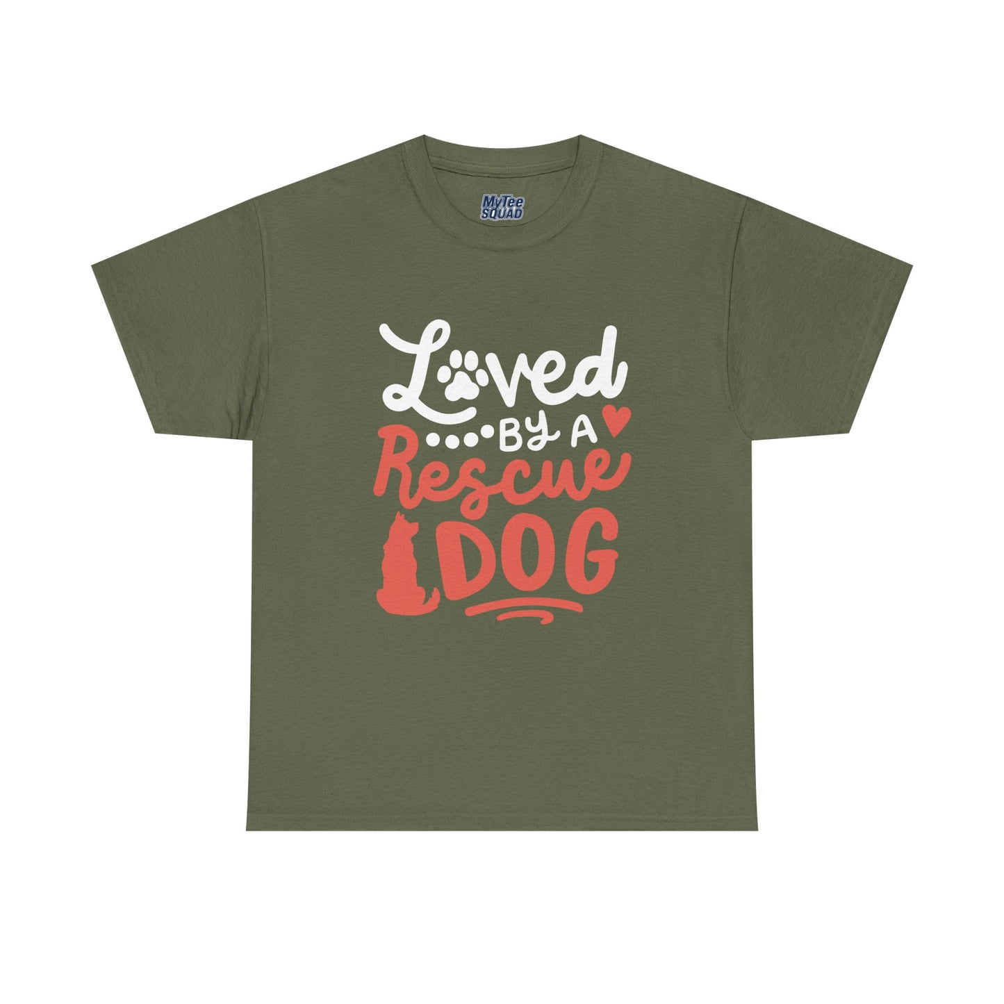 Loved By A Rescue Dog - Pet Lover T-Shirt