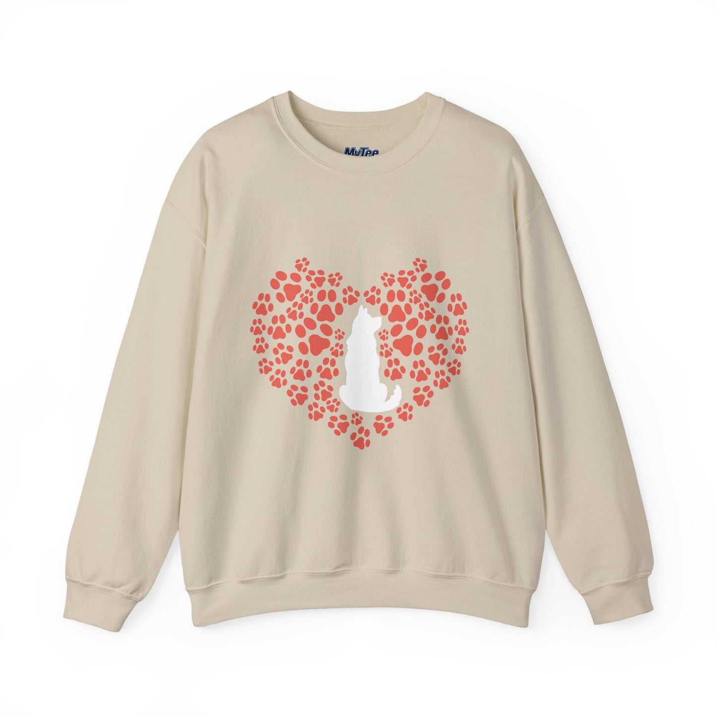 Cat Lover's Heart Crewneck Sweatshirt