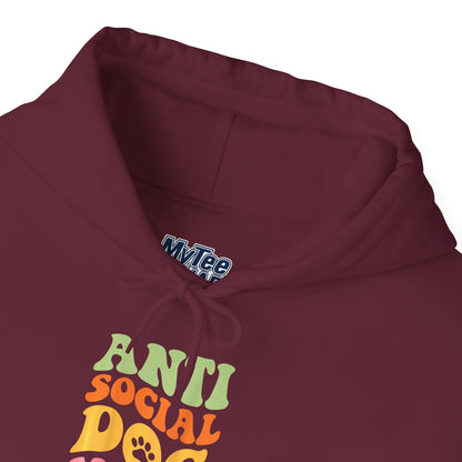 Anti-Social Dog Moms Club Hoodie | Perfect For Casual Outings