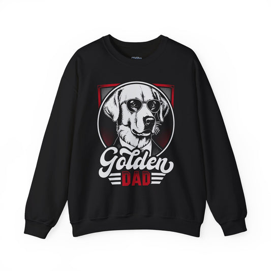 Golden Retriever Dad Sweatshirt | Retro Pet Lover Design