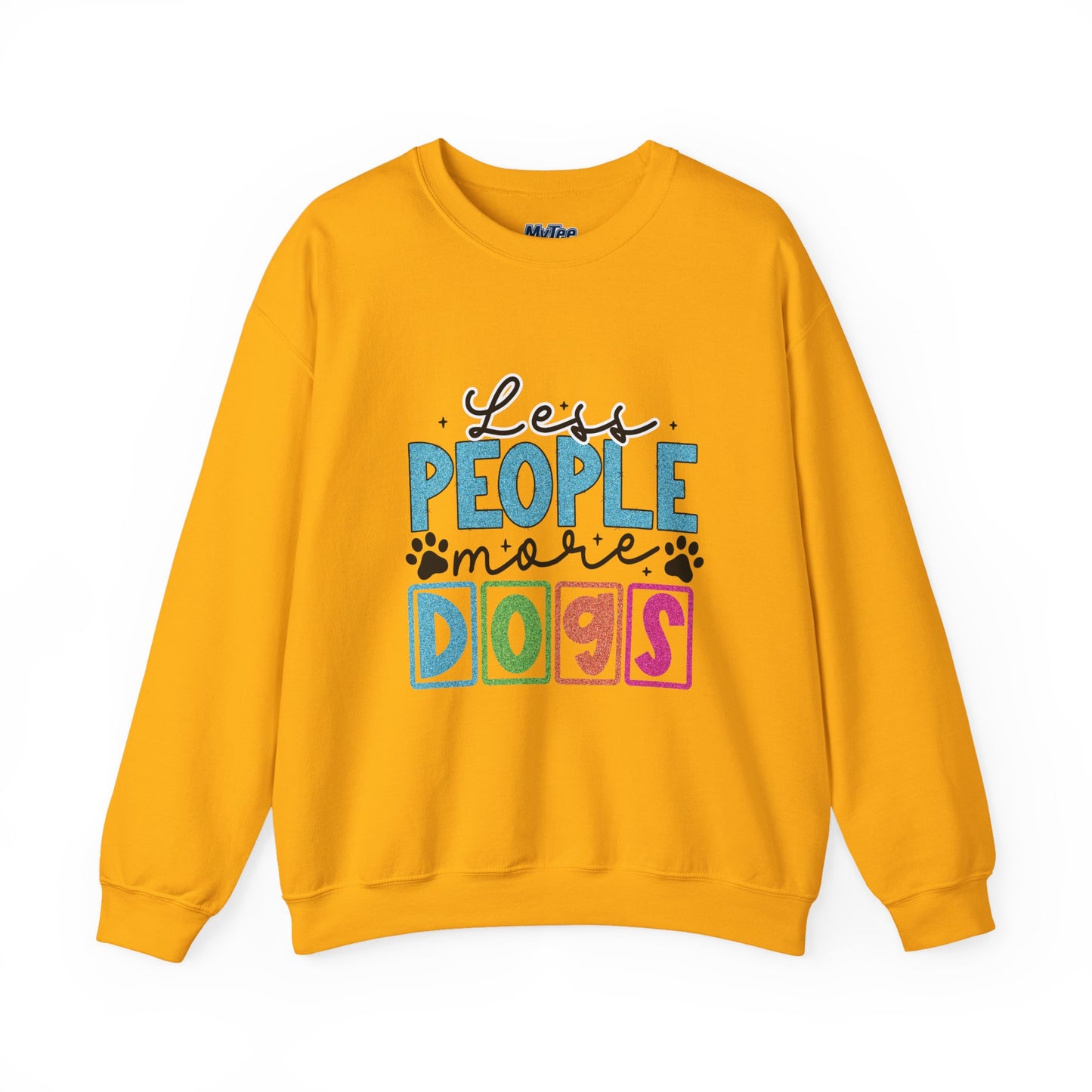 Less People More Dogs Unisex Crewneck Sweatshirt | Pet Owner Gift