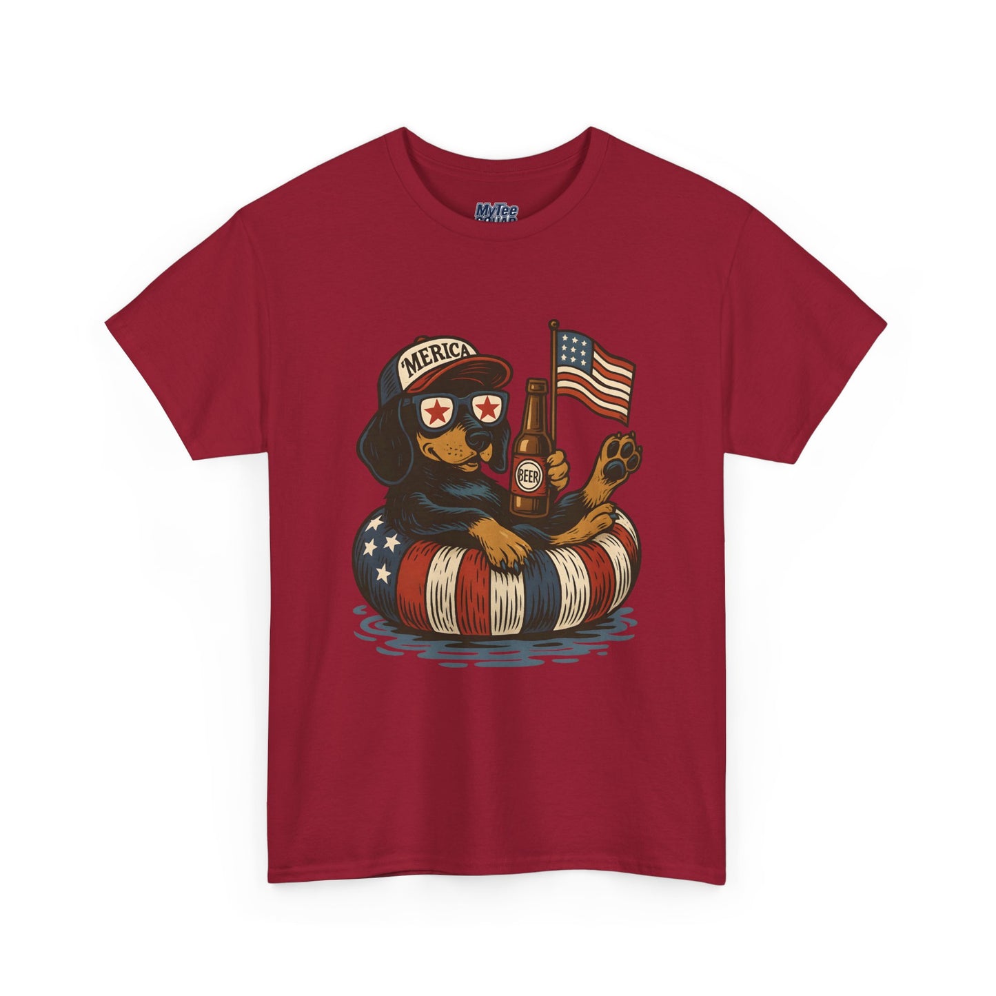 Patriotic Dachshund America Unisex T-Shirt