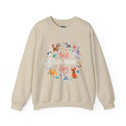 Best Dog Mom Ever Sweatshirt | Warm & Furry Crewneck