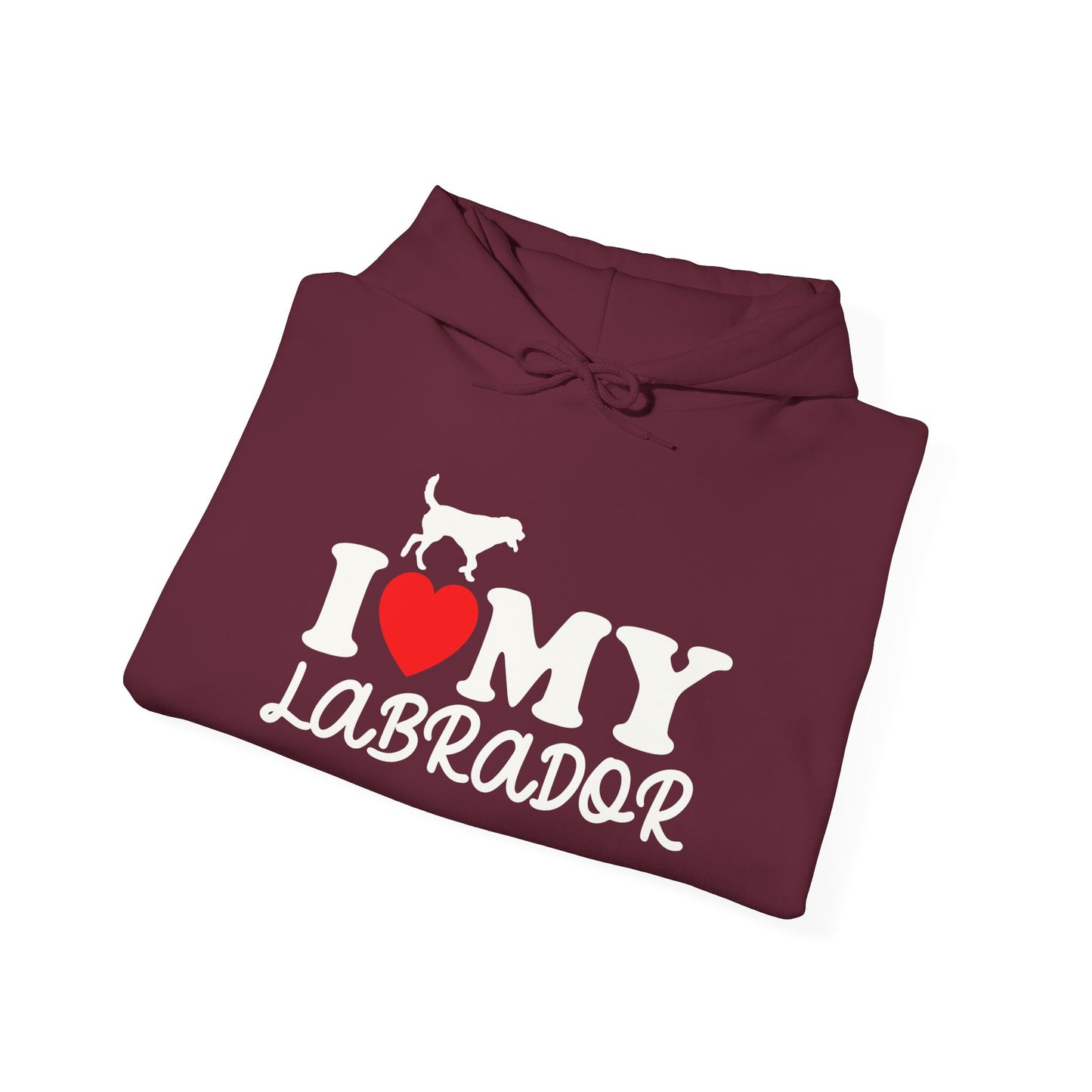 I Love My Labrador Unisex Hoodie | Adorable Warmth for Dog People