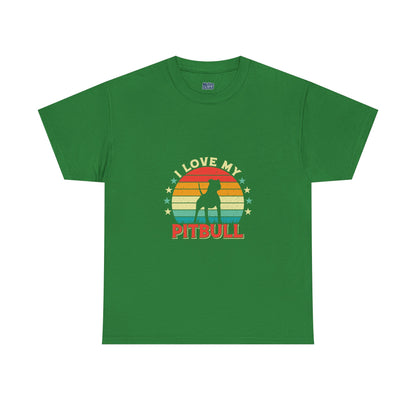 I Love My Pitbull Unisex T-Shirt | Best Gift For Dog Mom & Dad