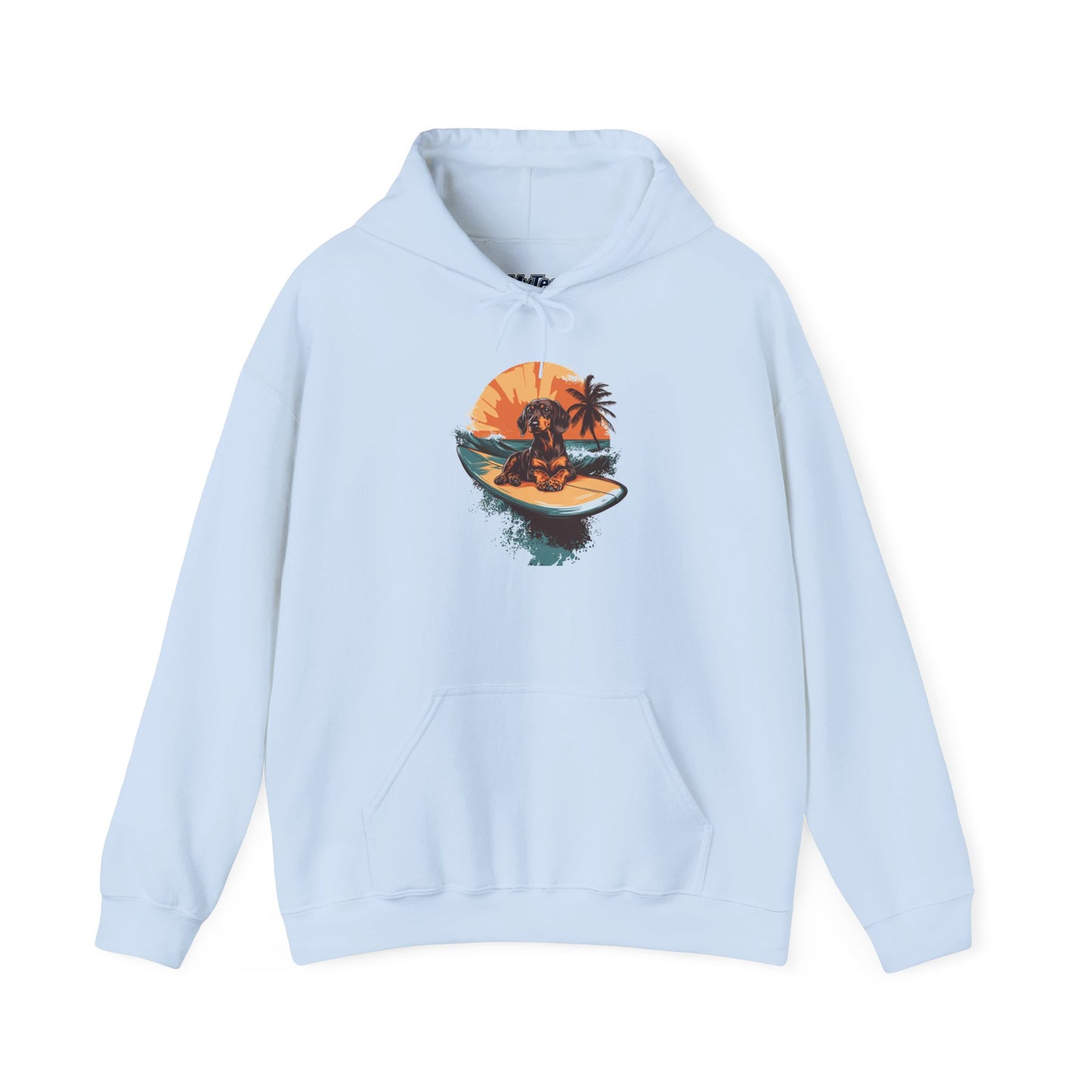 Dachshund Sunset Unisex Hoodie – Chill Pup Style For Dog Lovers