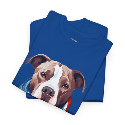 Patriotic American Staffordshire Terrier Unisex T-Shirt