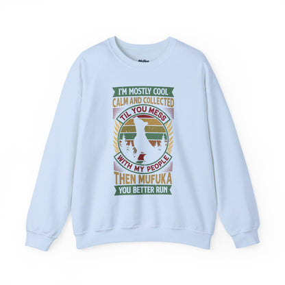 I'm Mostly Calm And Collected Pitbull Unisex Sweatshirts