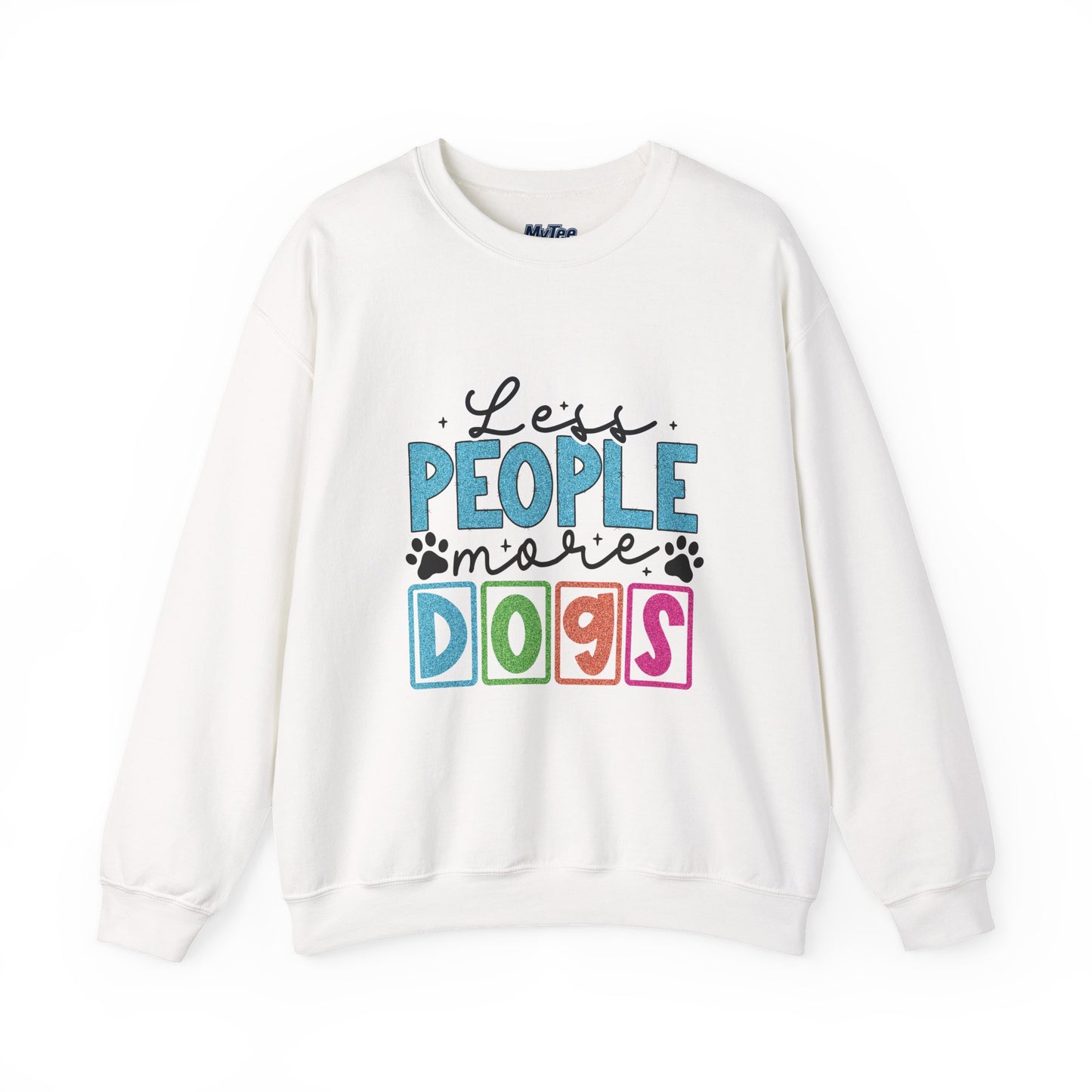 Less People More Dogs Unisex Crewneck Sweatshirt | Pet Owner Gift