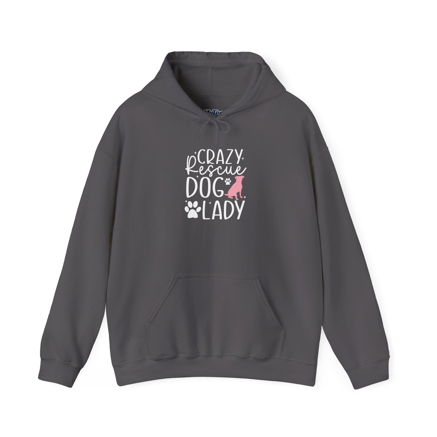 Crazy Rescue Dog Lady Hoodie - Perfect For Dog Mom