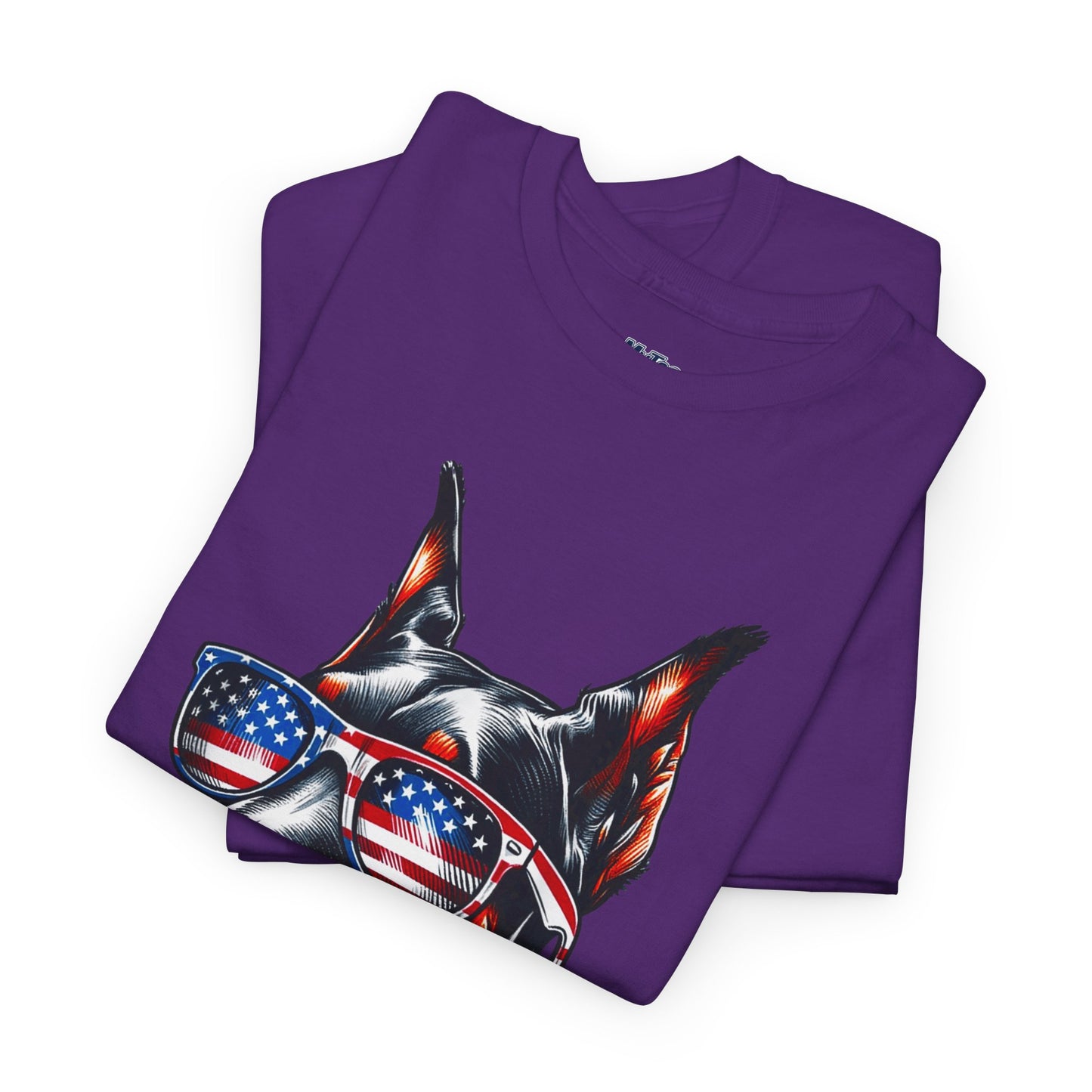 Patriotic Doberman With Sunglasses Unisex T-Shirt