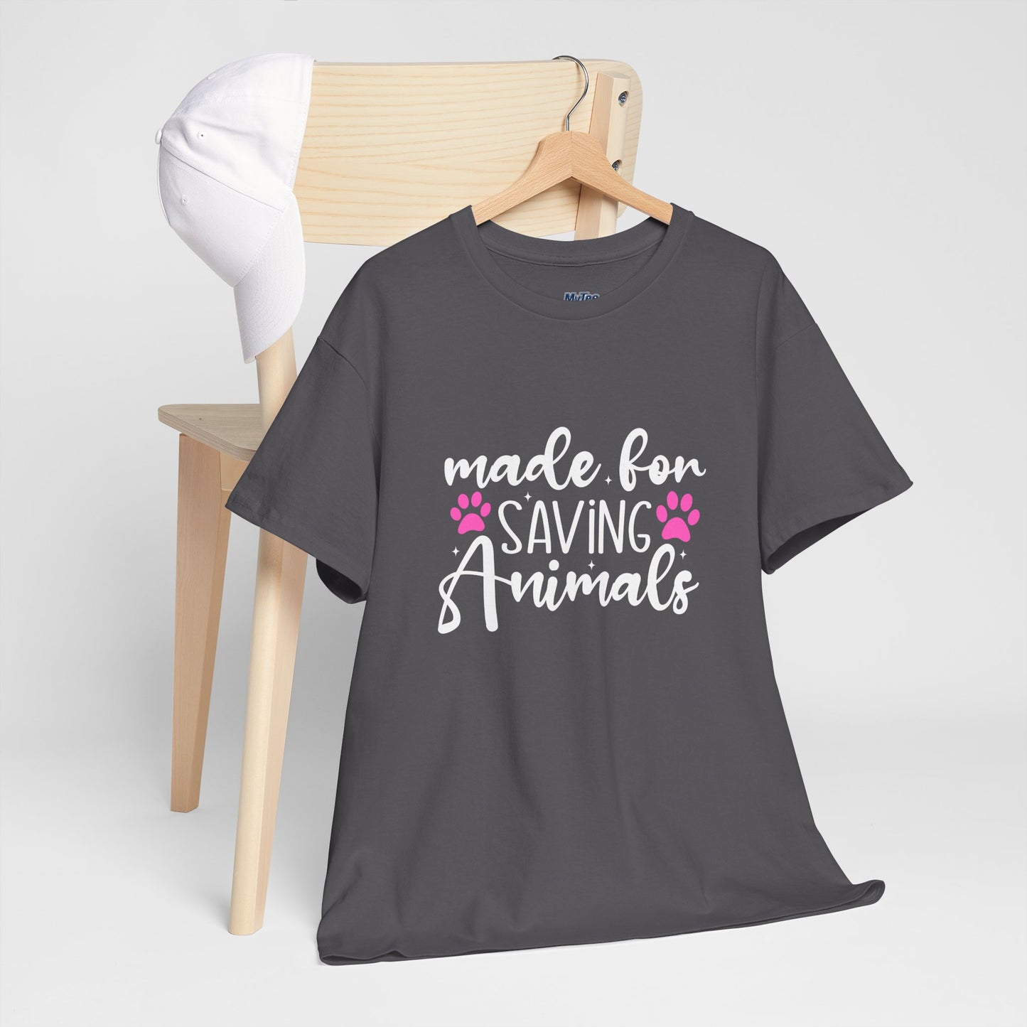 Made For Saving Animals Unisex Cotton T-Shirt | Dog Lover