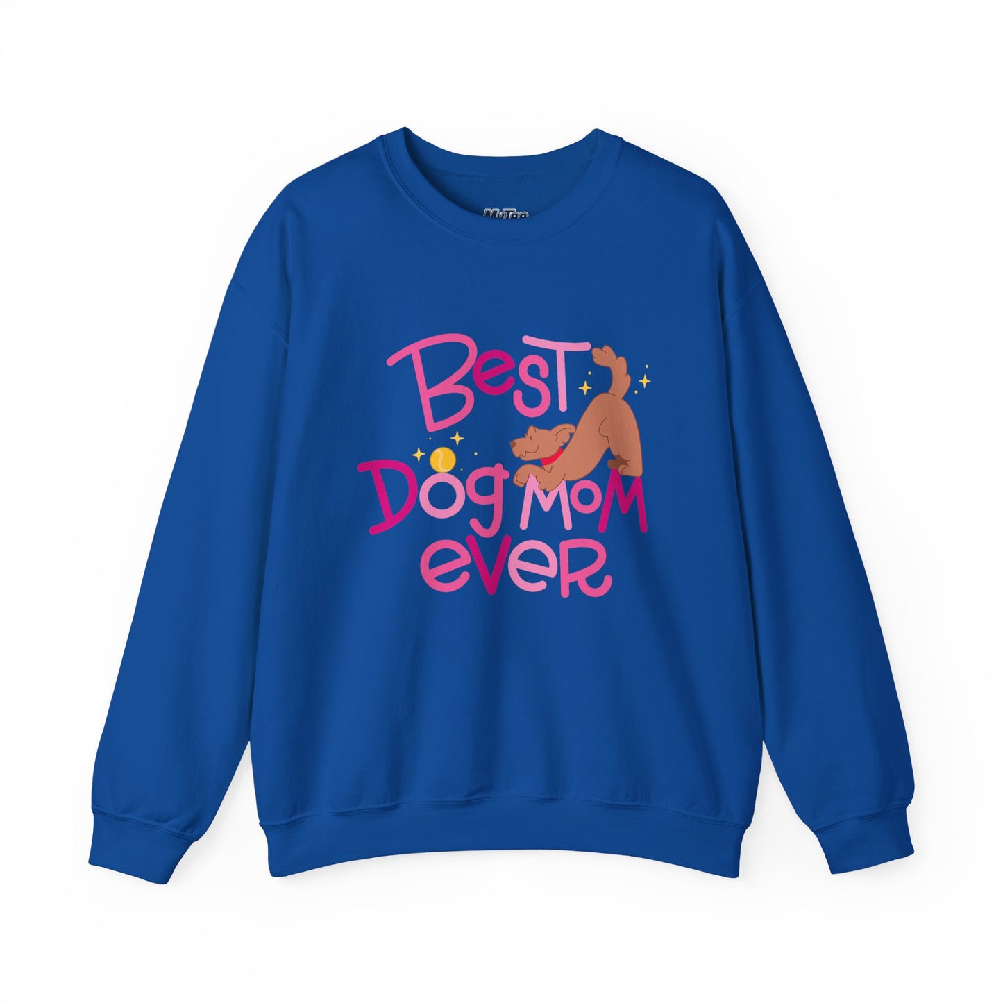Best Dog Mom Ever Crewneck Sweatshirt | Gift For Dog Moms