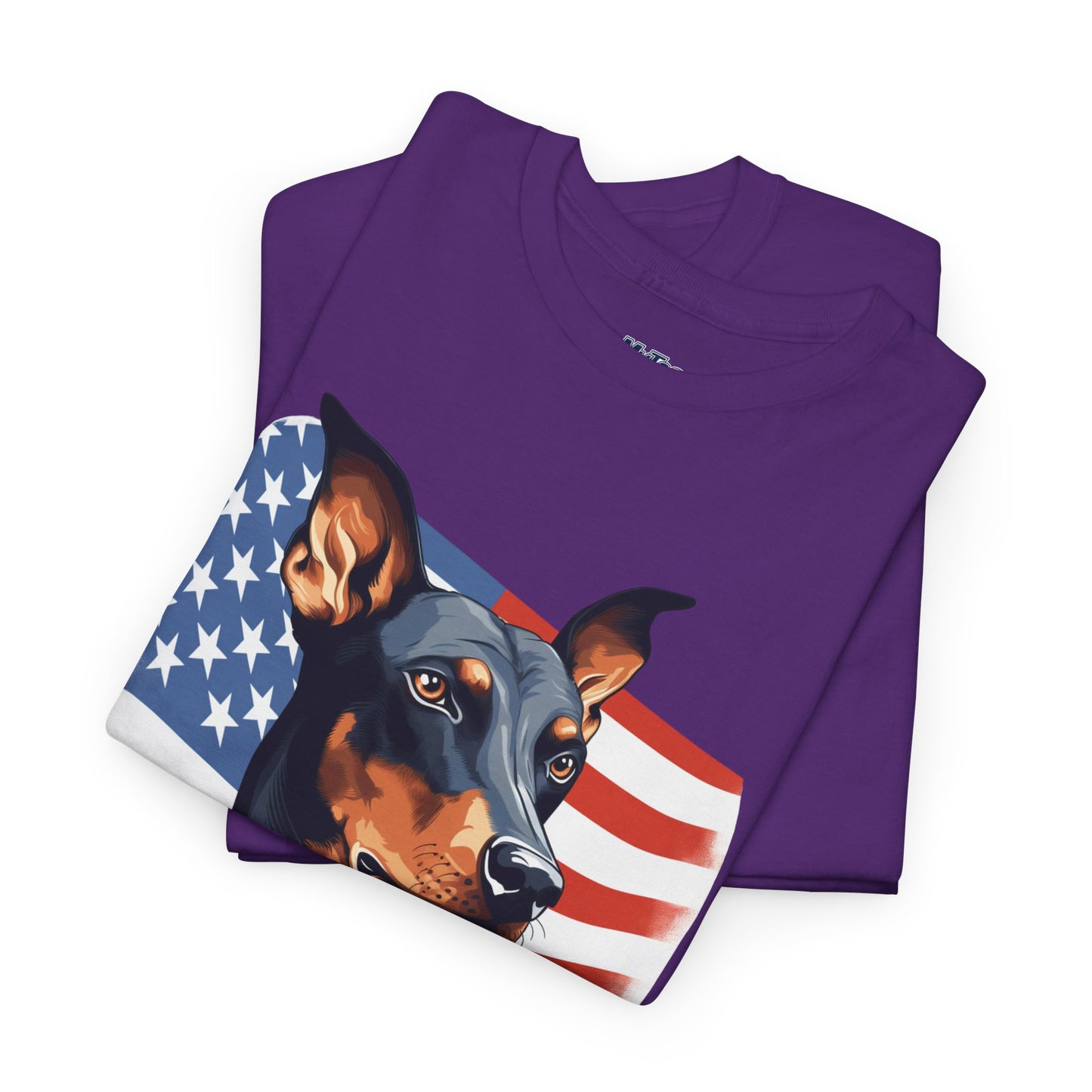 Patriotic Doberman Pinscher Unisex T-Shirt
