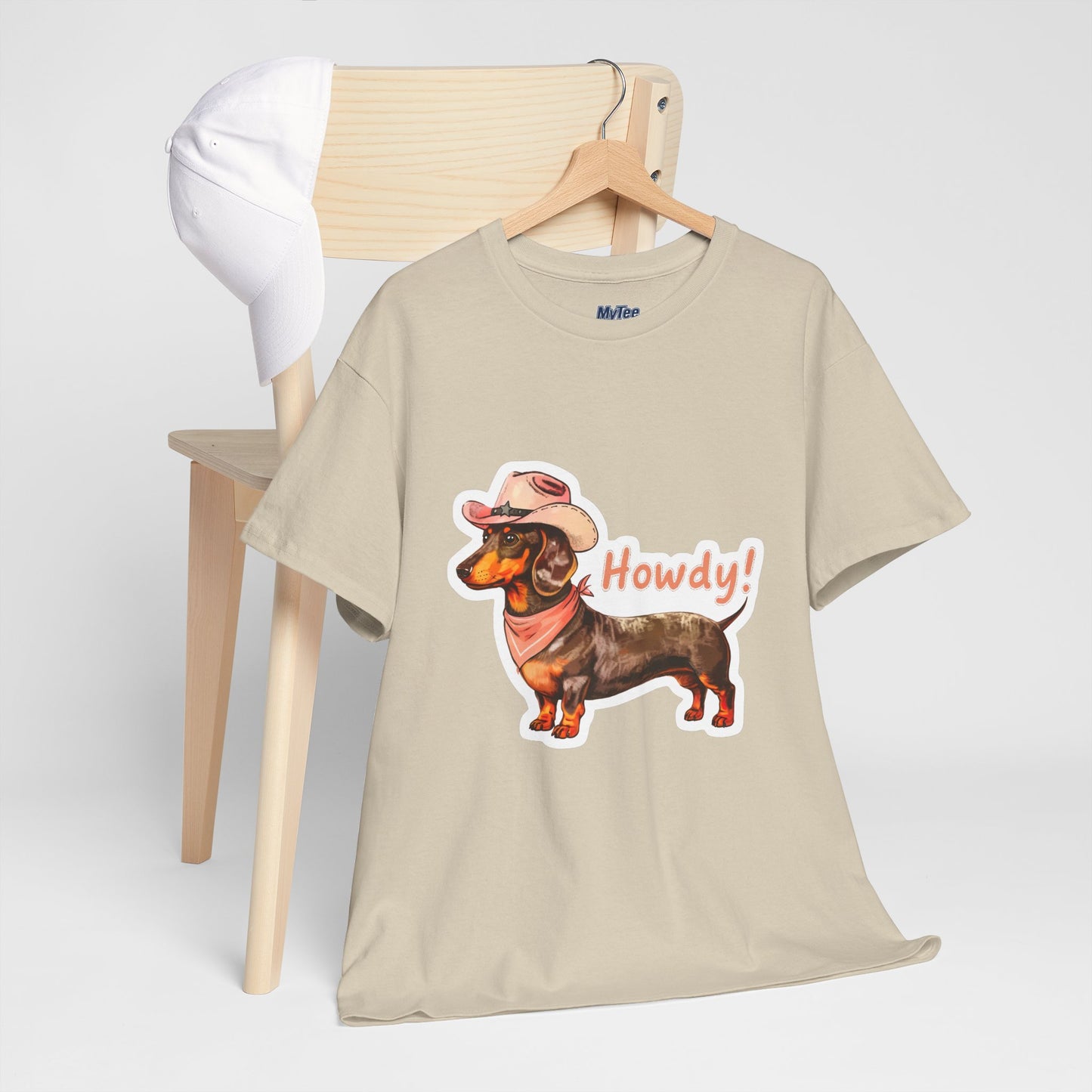 Dachshund Howdy Unisex T-Shirt – Southern Charm For Pup Fans