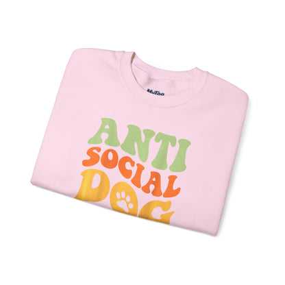 Anti-Social Dog Moms Club Sweatshirt | Relaxed Style For Fur Mama