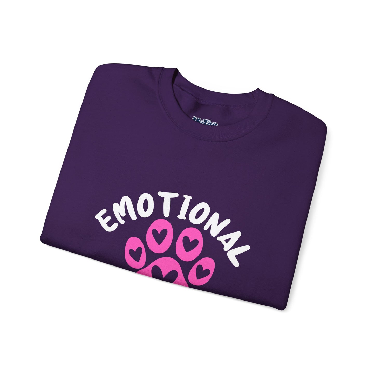Emotional Eater Sweatshirt – Heart, Paws & Snacks