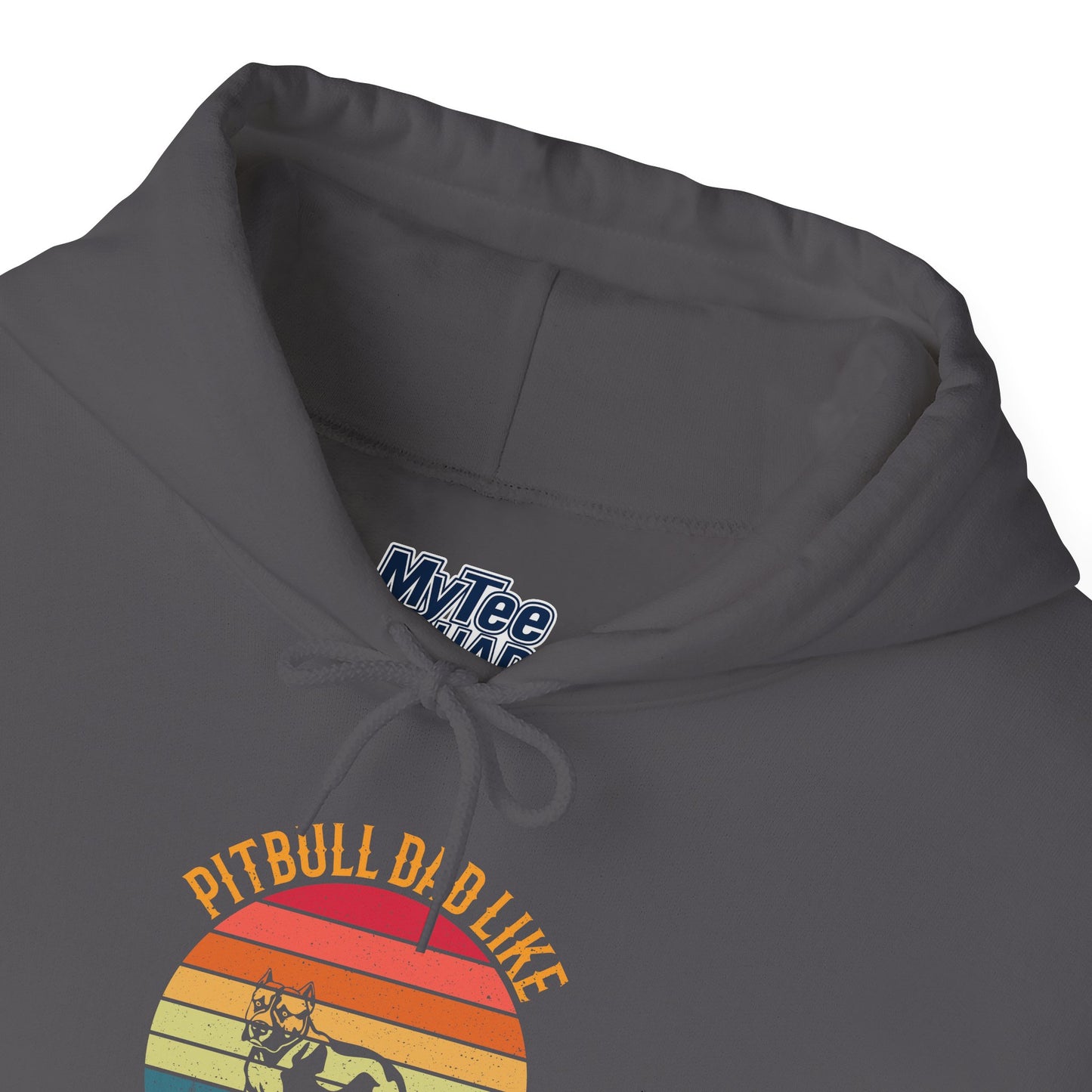 'Pitbull Dad Like A Regular Dad But Cooler' Cozy Hoodie